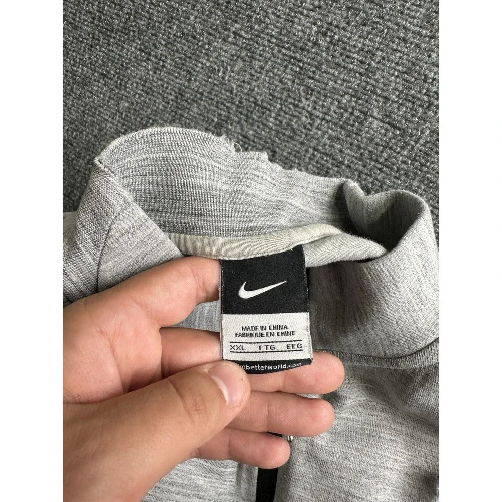 Mens Nike 2015-16 USA Soccer Full Zip Gray Track Jacket, Size 2XL